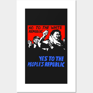 NO TO THE WHITE REPUBLIC Posters and Art